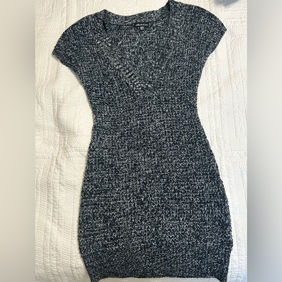 Seduction Dresses & Skirts - Knitted Deep V Neck Dress